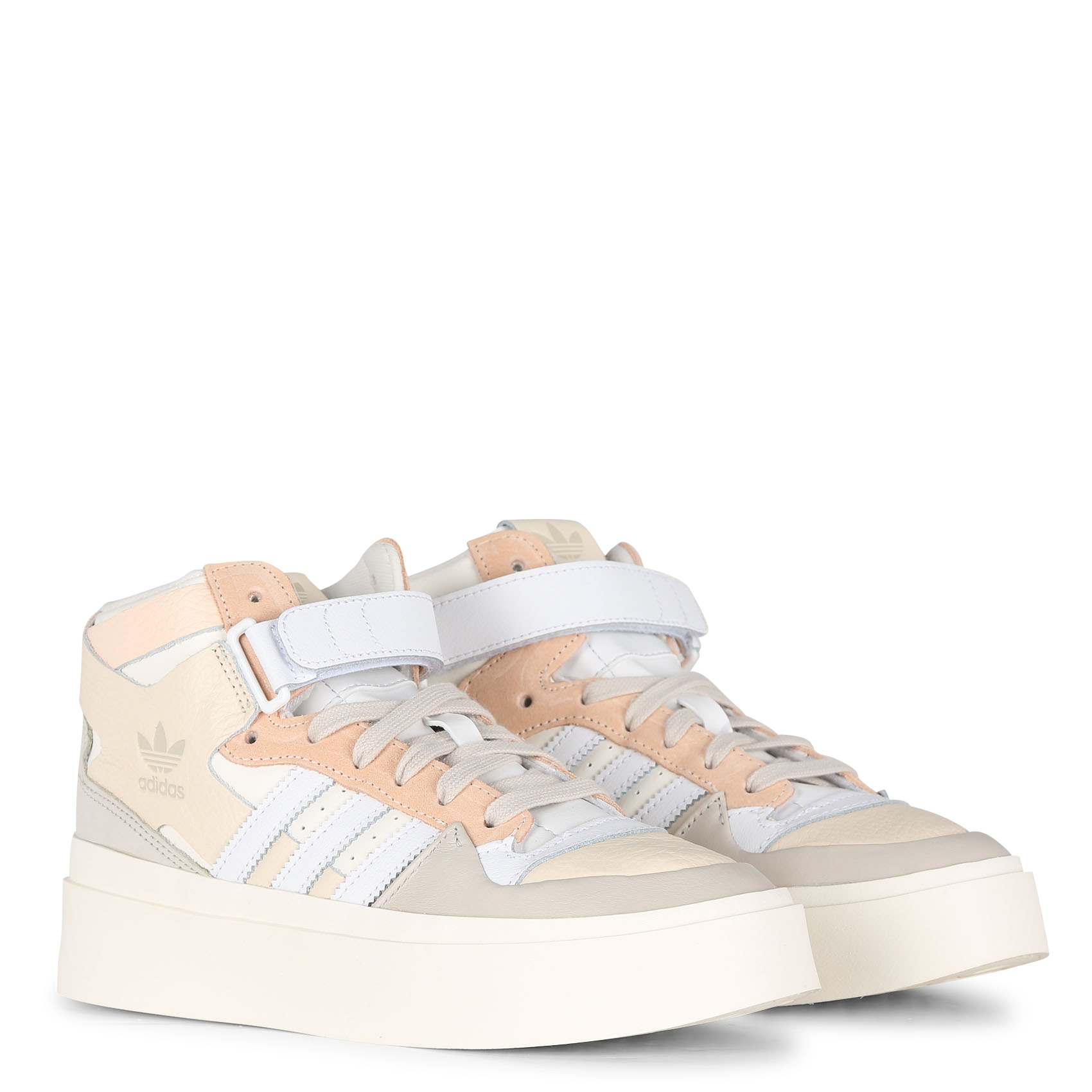 FORUM BONEGA MID W - Adidas Forum Bonega Mid| Beige