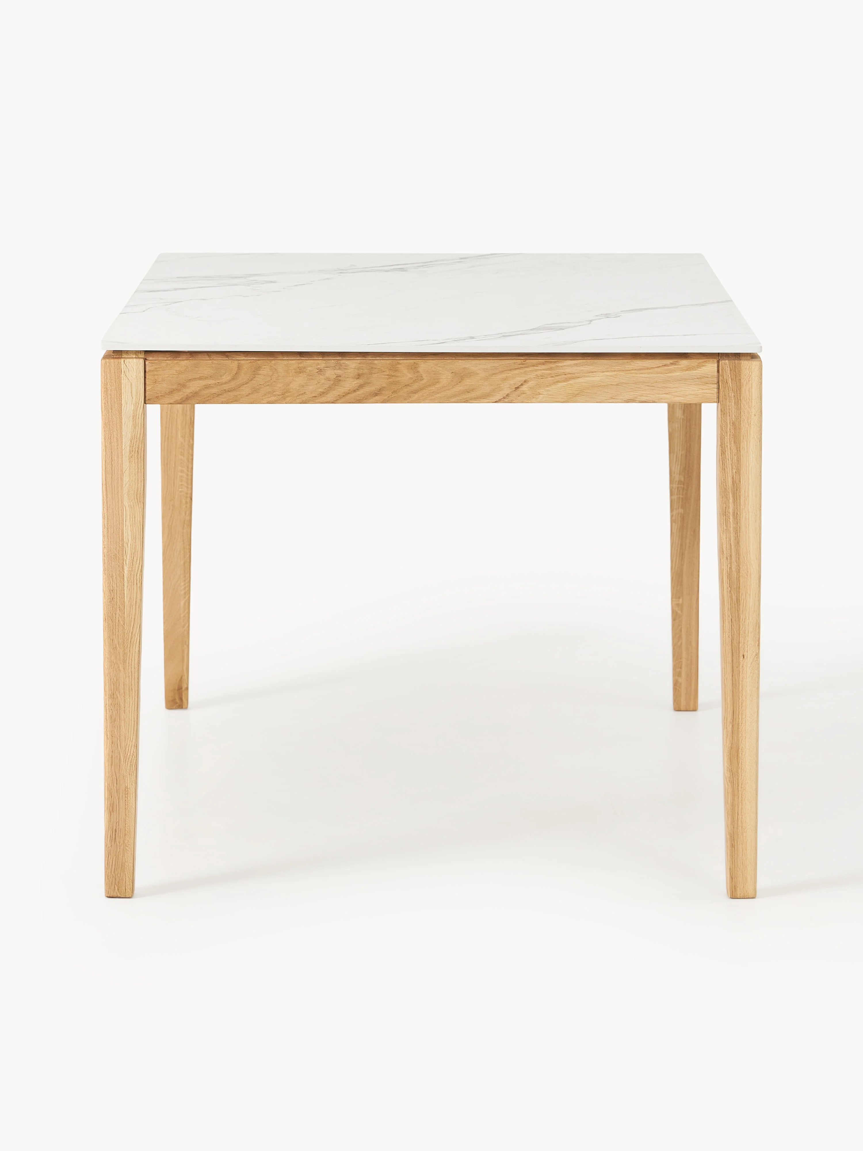 Eettafel Jackson met tafelblad in marmerlook, verschillende formaten