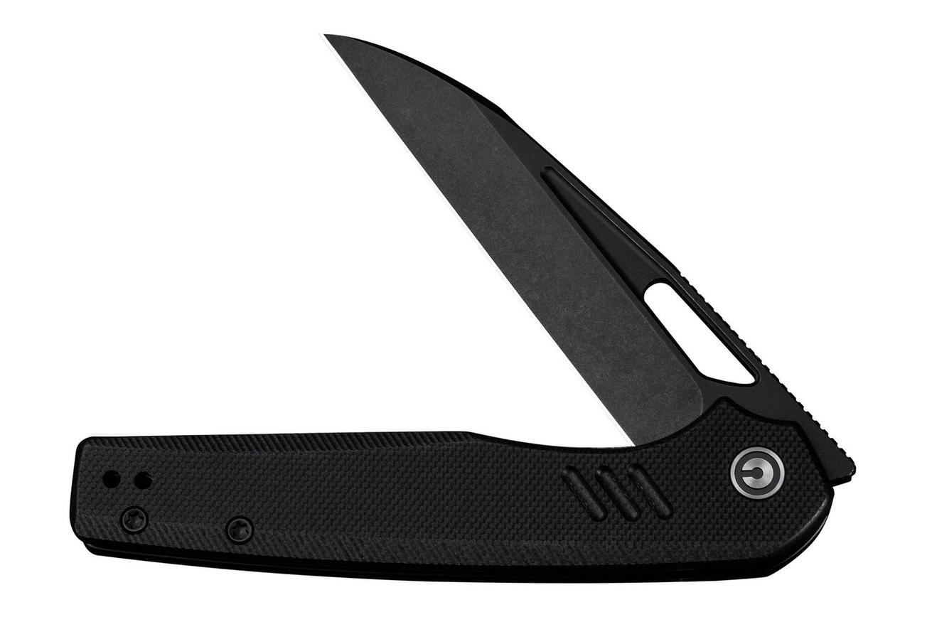 Civivi Guile C24062B-1 Blackwashed 14C28N, Black G10, zakmes, Shawn Ashmore design