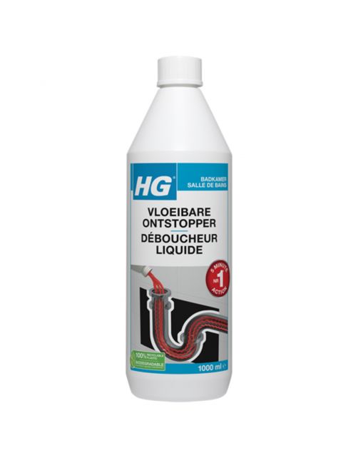 Hg Vloeibare Ontstopper - Schoonmaakmiddelen - 1 l