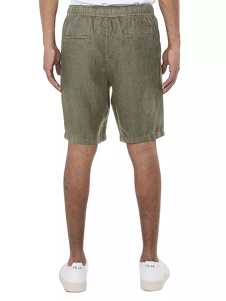 KNOWLEDGE COTTON APPAREL Shorts FIG  olive