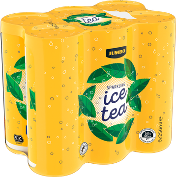 Jumbo Sparkling Ice Tea 6 x 250ML