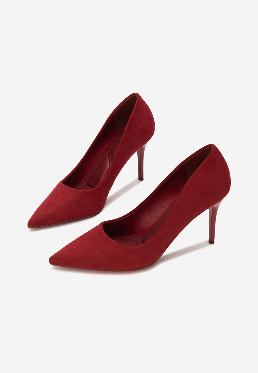 Chaussures à talon fin bordeaux Zavira