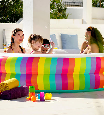 Bestway Bådebassin - 206x51cm - Rainbow Dreams