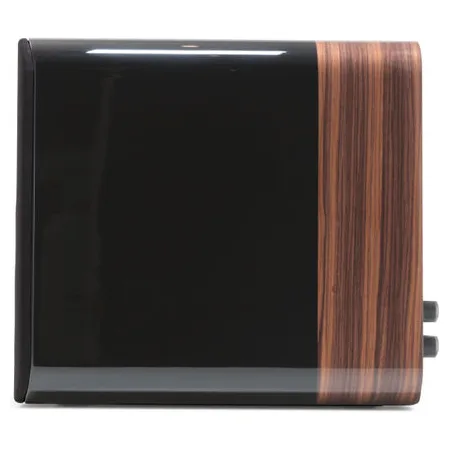 Q Acoustics Concept 300 Noir & Noyer (la paire) Enceintes bibliothèque