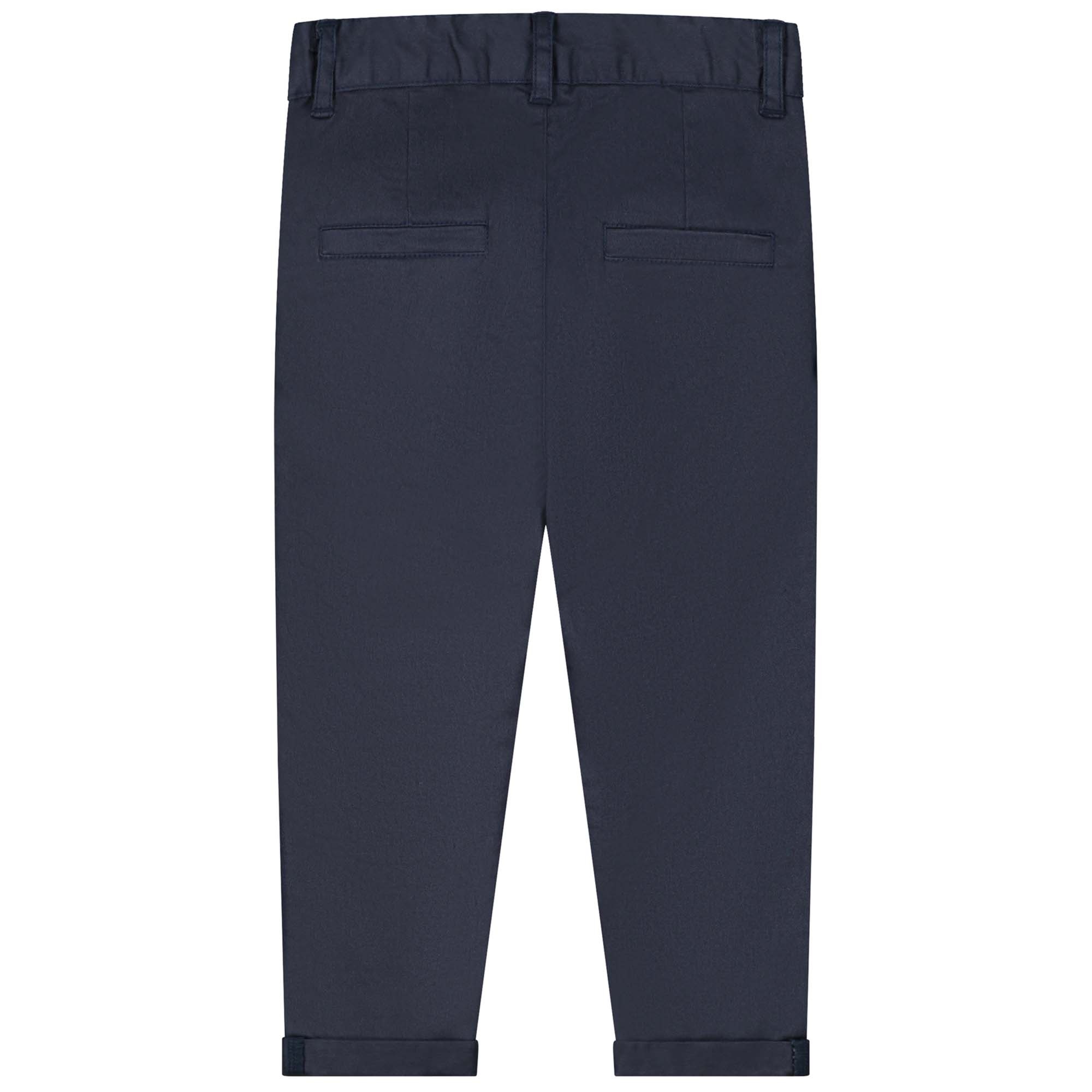 Prénatal baby broek  effen blauw