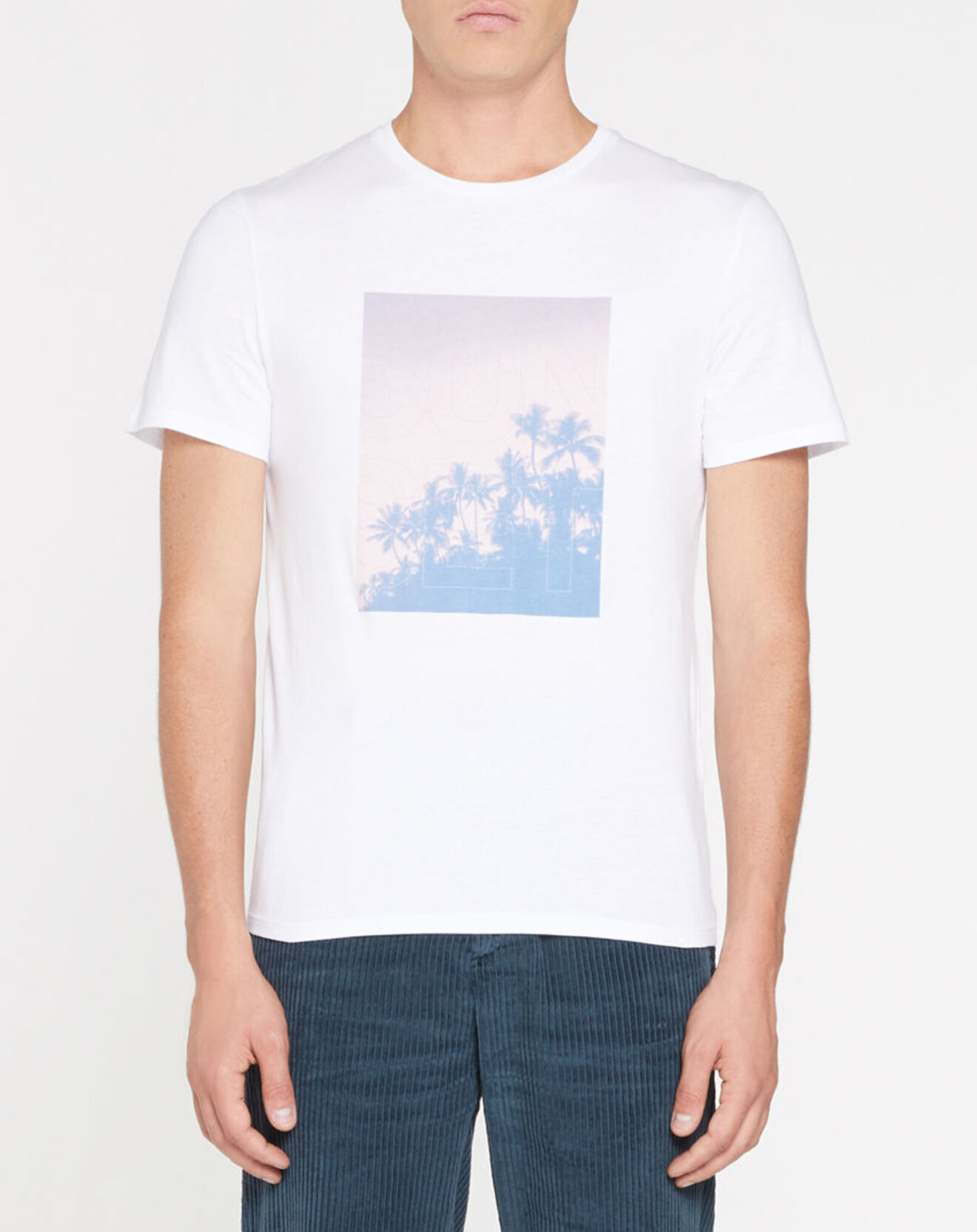Galeries Lafayette T-Shirt Photoprint Surf blanc