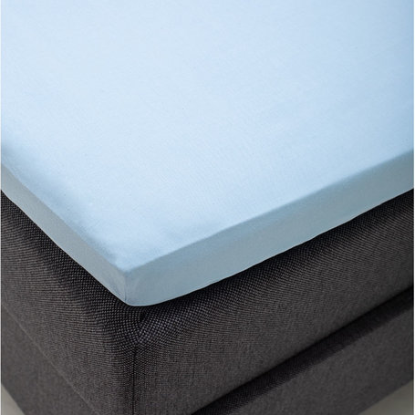 Topper Hoeslaken Katoen - Blauw