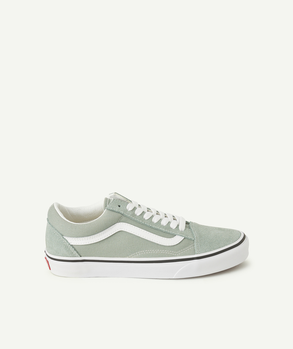 VANSbaskets basses ado old skool vertes