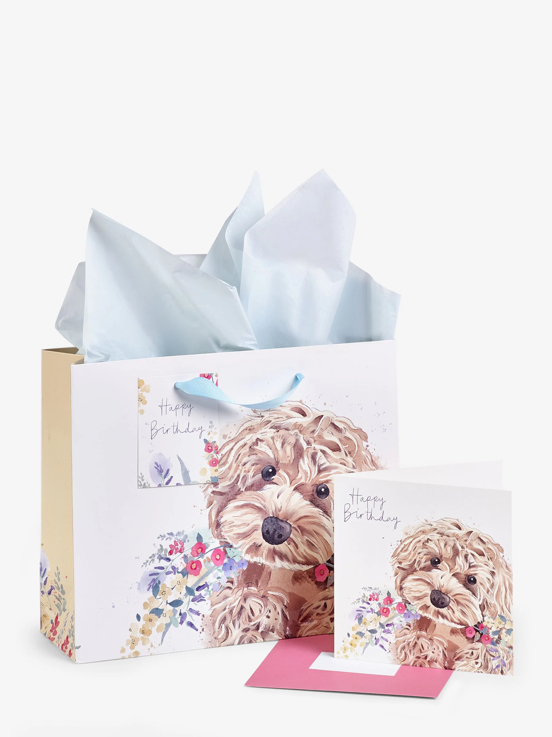 Cockapoo geschenktasje en kaartset