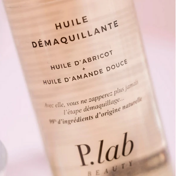 P.Lab Beauty Huile Démaquillante | Huile d'Abricot + Huile d'Amande Douce 100ml