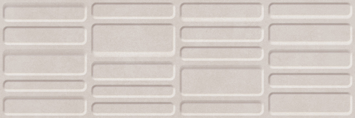 Tegelsample: Jabo Gravity Axel Ivory keramische wandtegel 40x120cm gerectificeerd