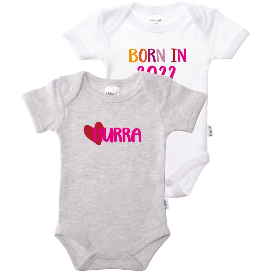 Liliput Kurzarmbody Born in 2022 weiss