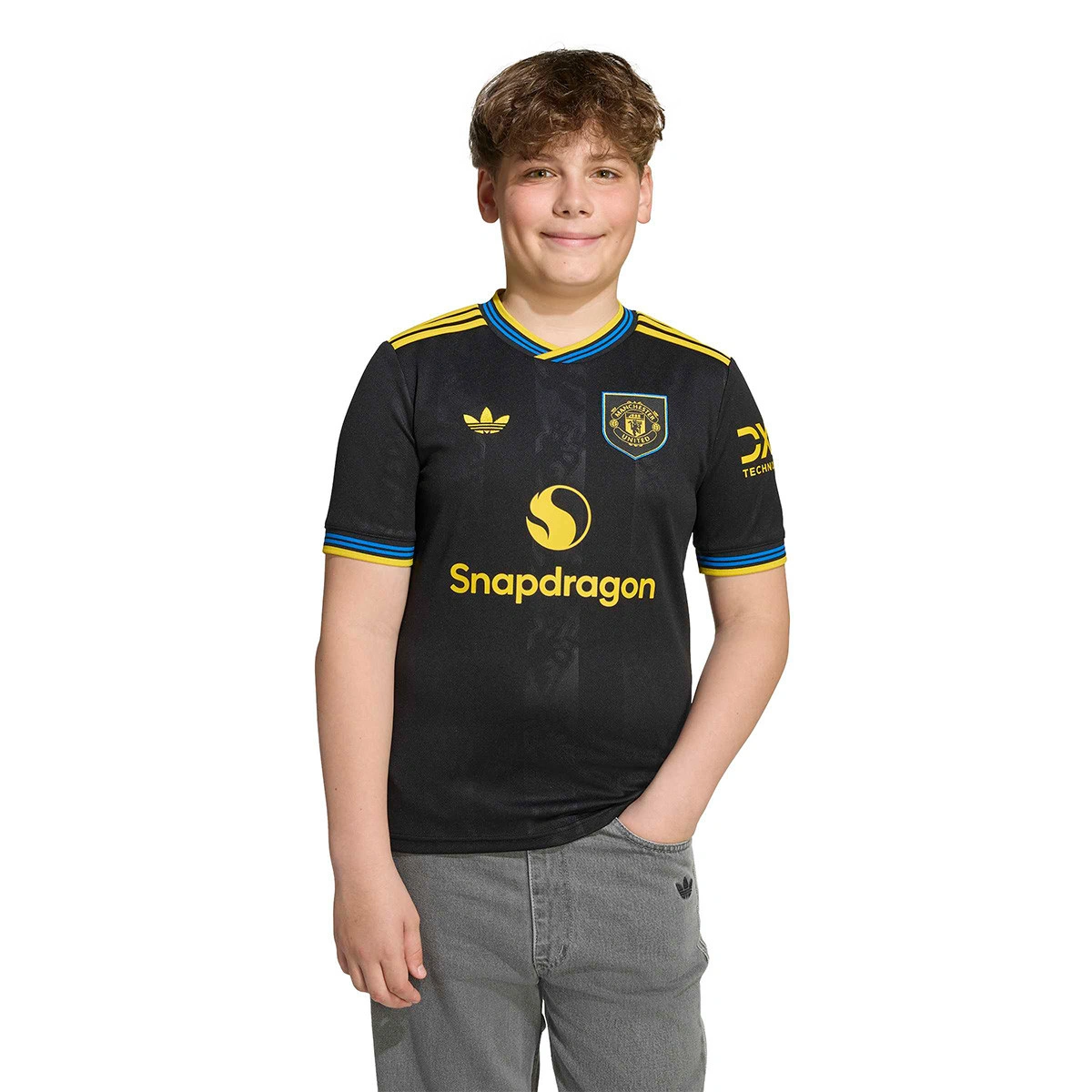 Camisola adidas Manchester United Terceiro Equipamento 2025-2026 Criança