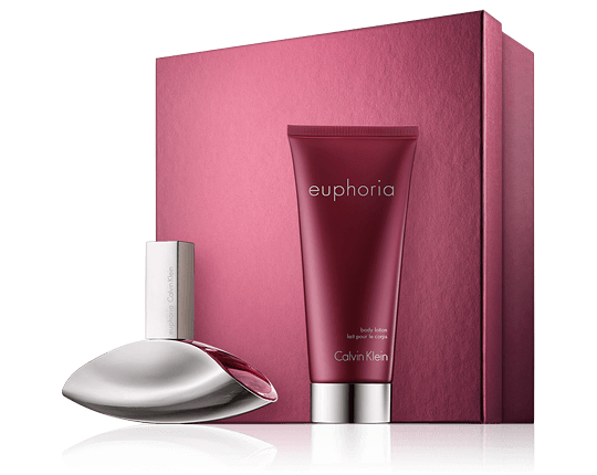 Calvin Klein Euphoria Set mit Body Lotion 50ml-100ml