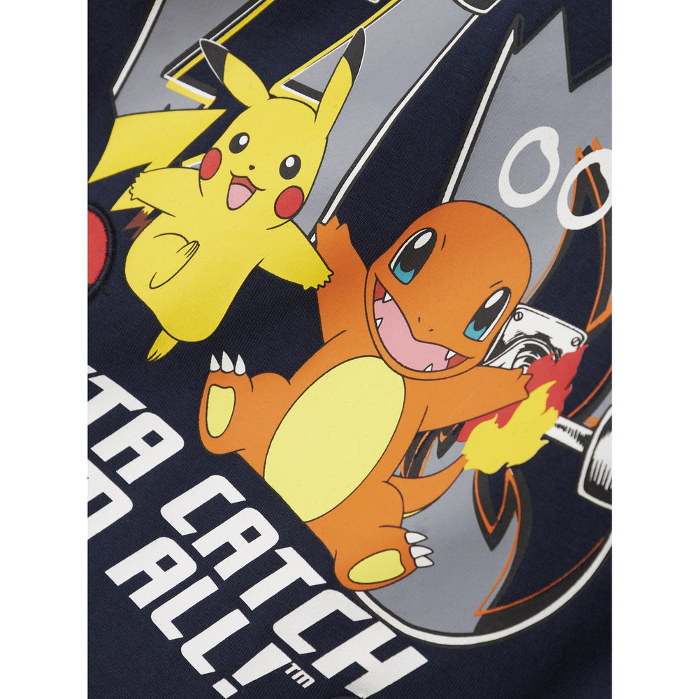 Køb Name It Navy Blazer Nmmstern Pokemon Ls Nreg Top Sky