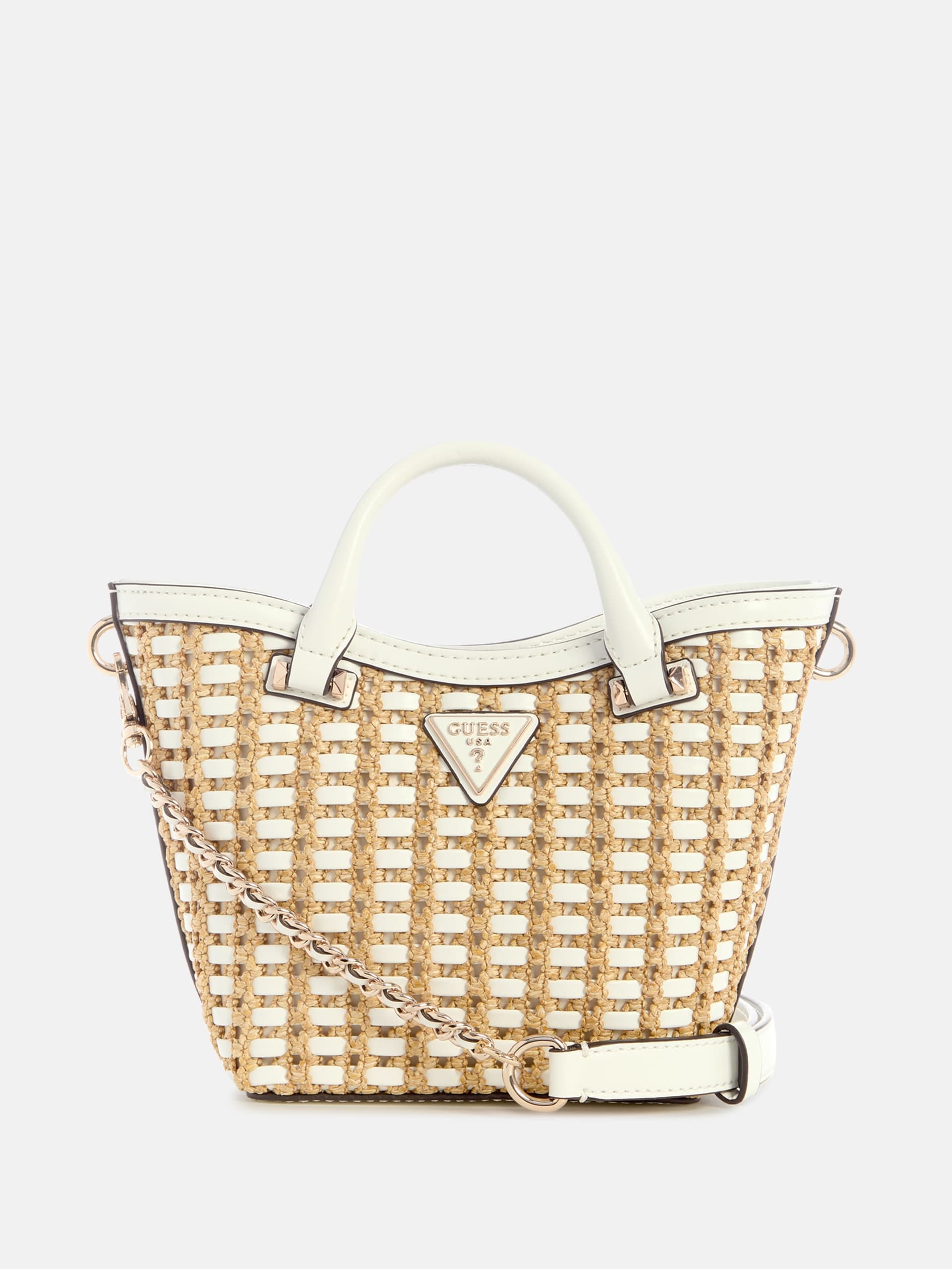 Bolsa tote pequena Atalia Raffia