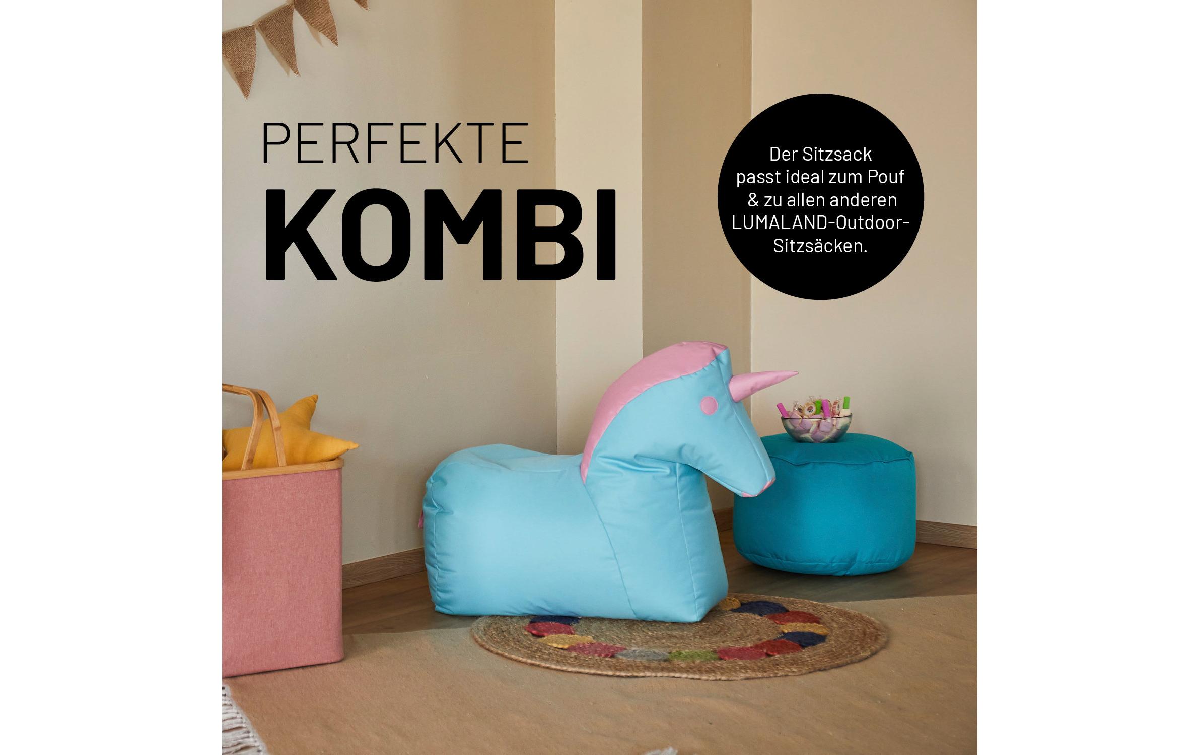 Sitzsack Einhorn 120 L, 75 x 65 cmKindersitzsack