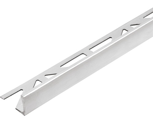 Dural Durosol aluminium hoekprofiel, 100 cm lang, 8 mm hoog