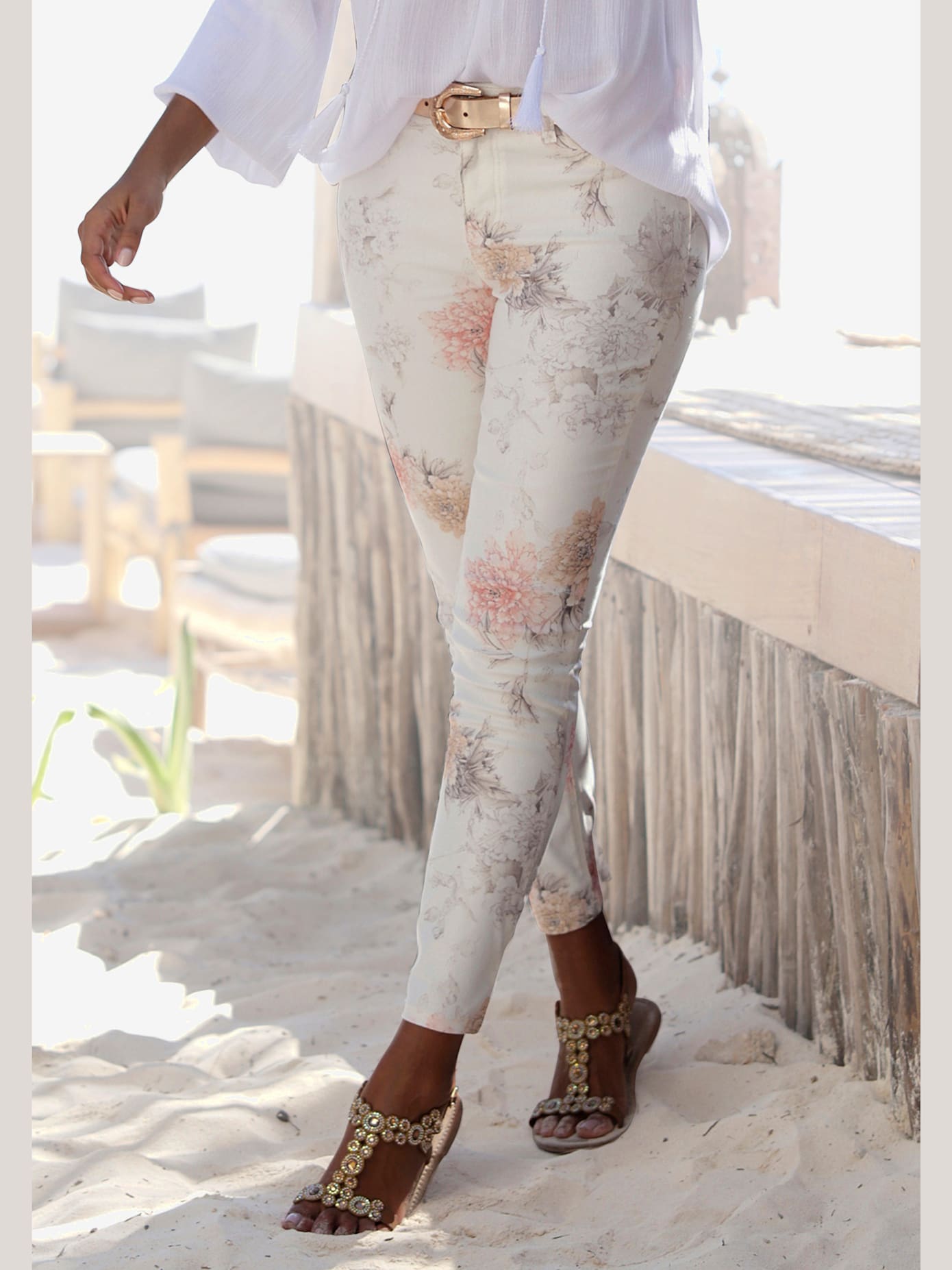Jegging 7/8 fausses poches devant