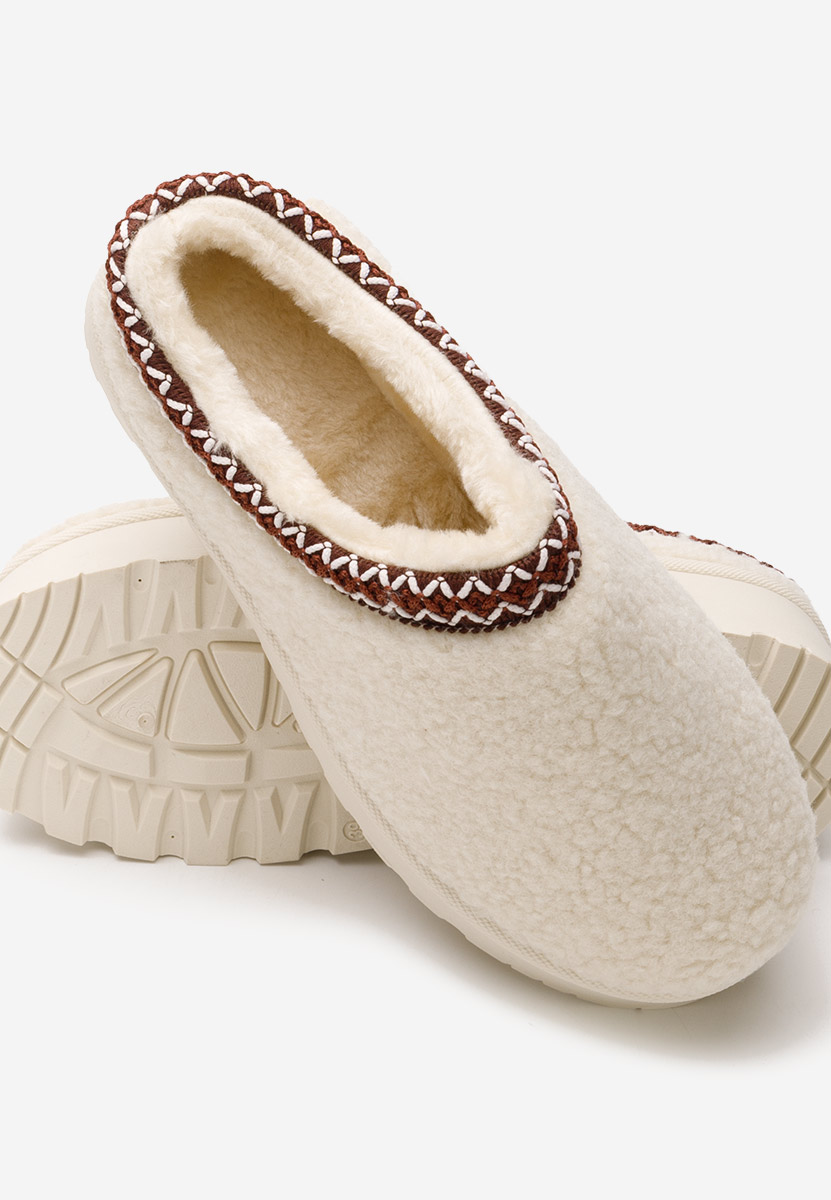 Mules à plateforme beige Delsie