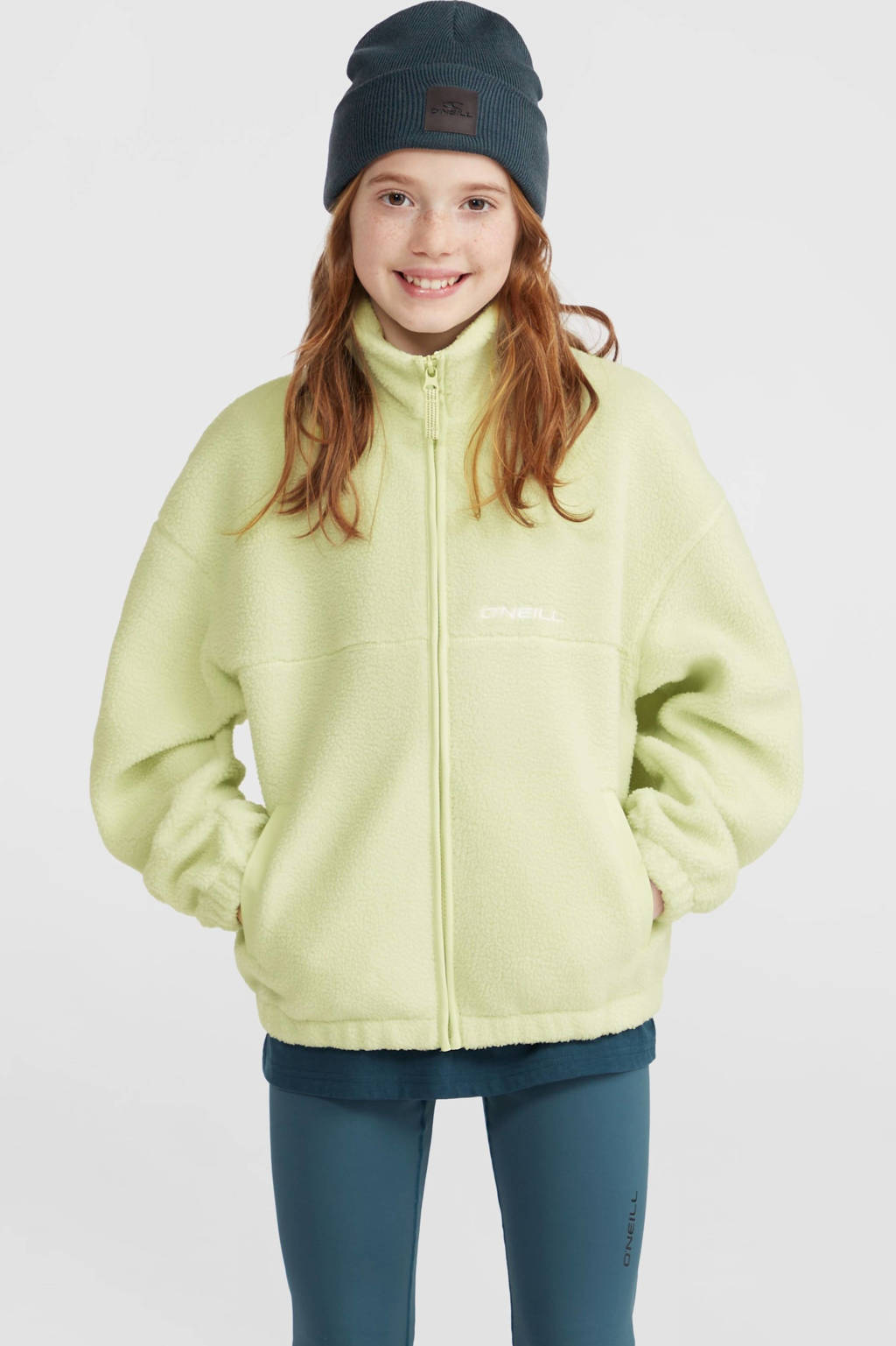 O'Neill fleece vest zacht limegroen