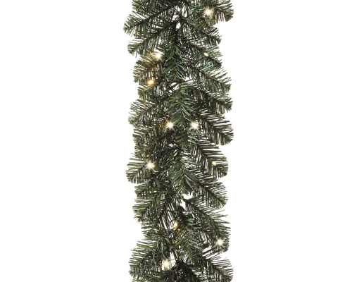 Verlichte dennenkrans Lafiora Colorado L 270 cm groen incl. LED