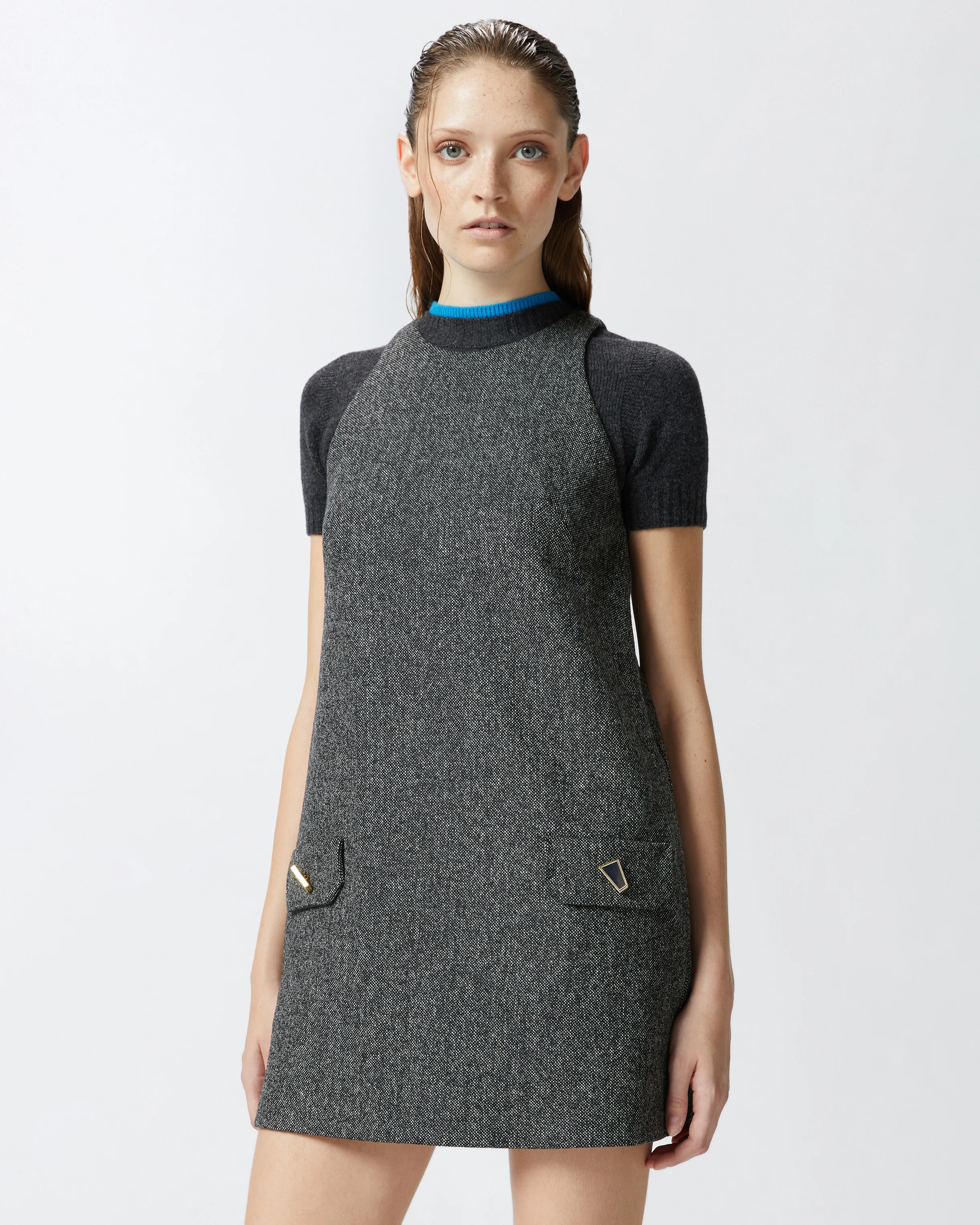 Robe salopette sans manches | Multicolore
