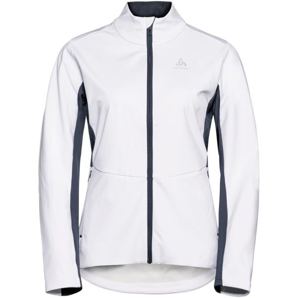 Veste ski de fond ODLO JACKET MARKENES WHITE - DARK SAPPHIRE
