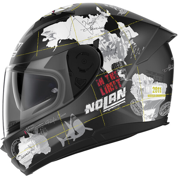 Nolan - Casque N60-6 Gemini Replica Carlos Checa Noir / Blanc