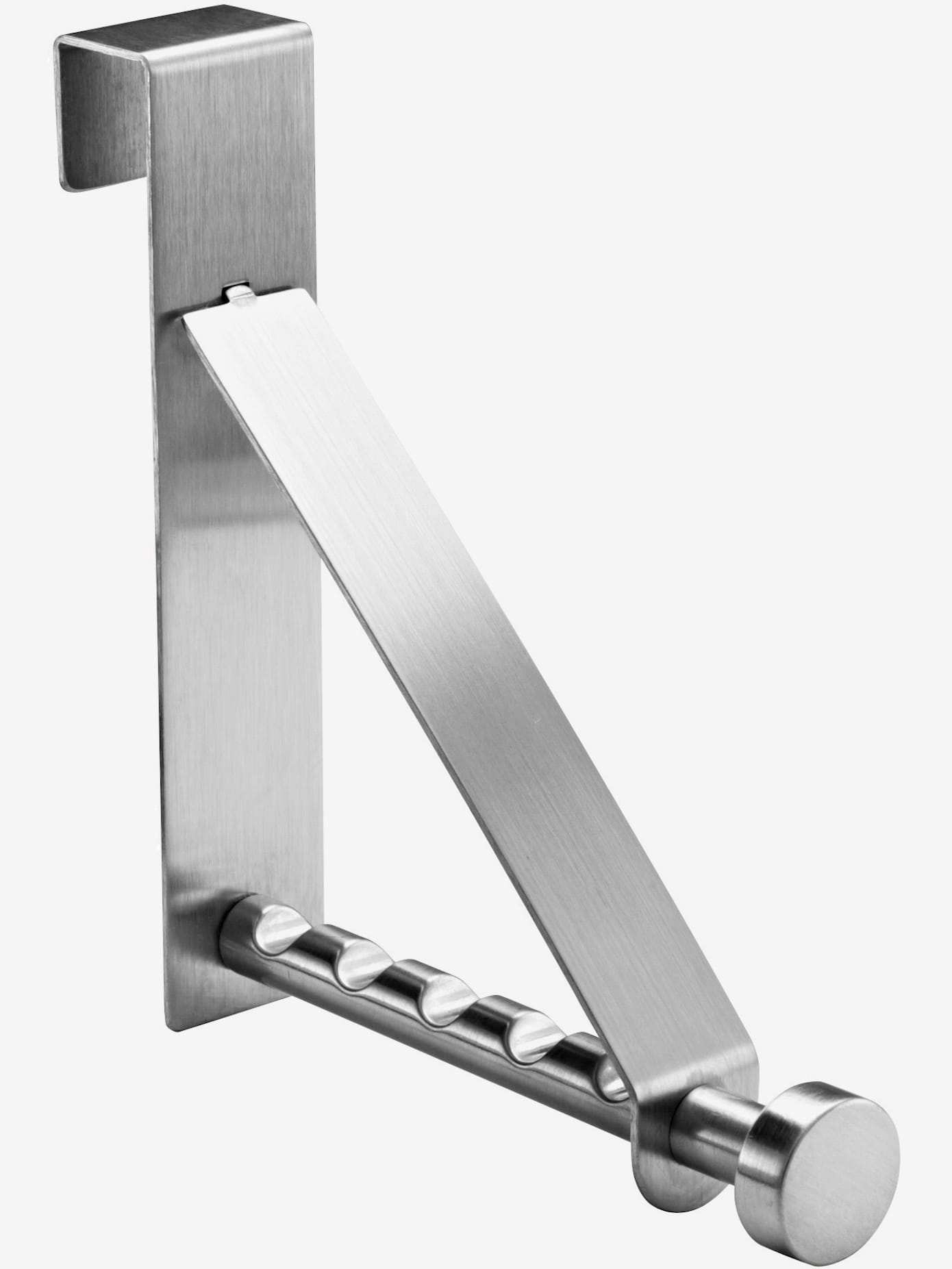 Portemanteau de porte inox brossé de qualité