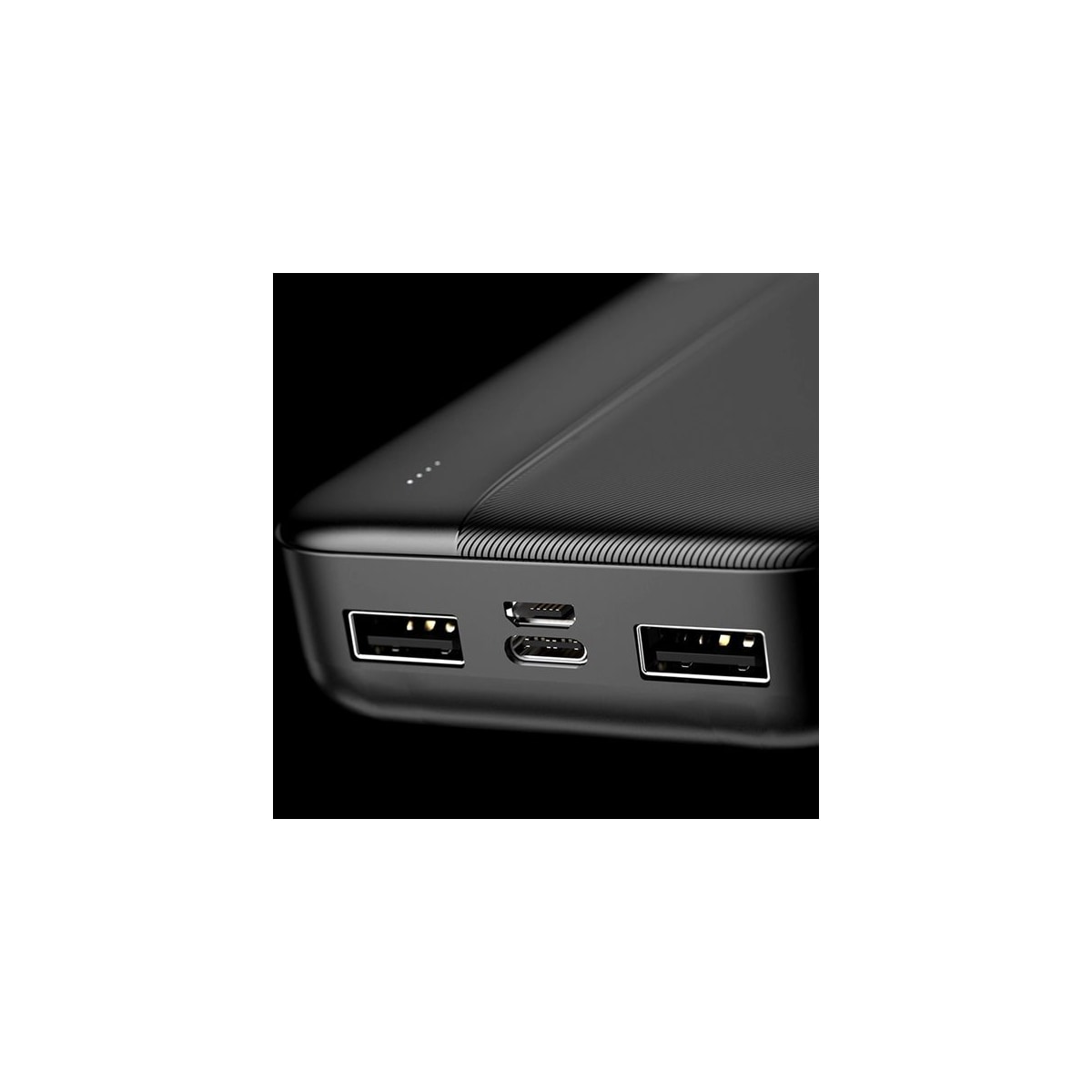 Powerbank 20000mAh med 2xUSB 10W - Svart