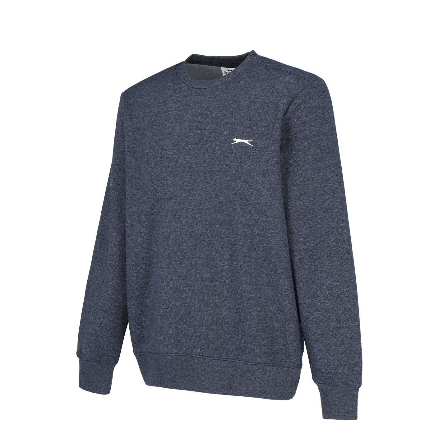 Slazenger Fleece Crew Sweater Mens
