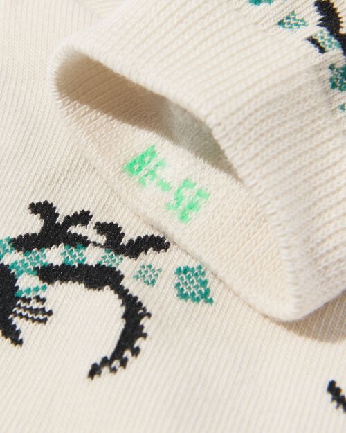 chaussettes de Noël Takkie  blanc cassé