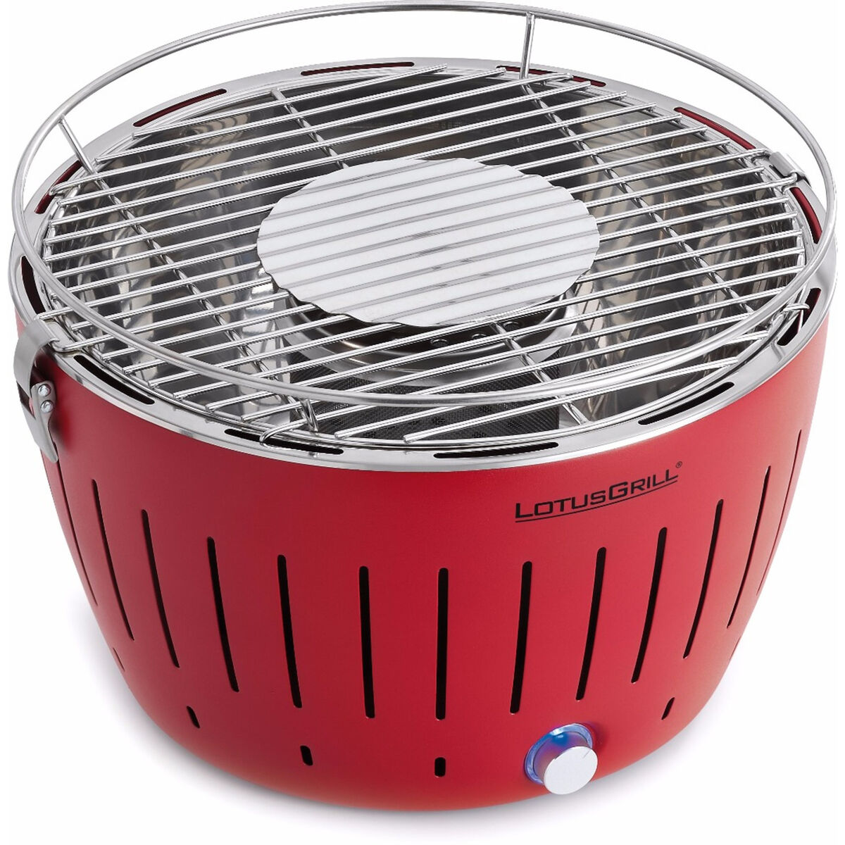 Røykfri kullgrill Rød