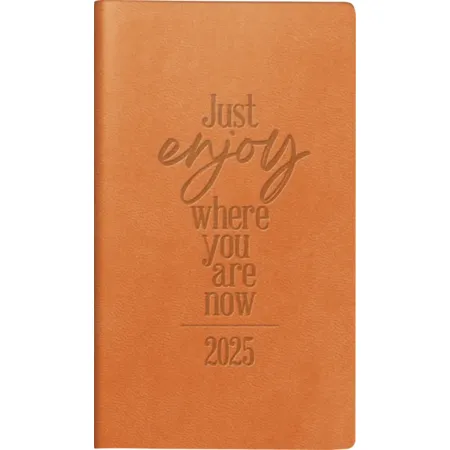 rido/idé Taschenkalender Mod. Taschenplaner int. '25 „Just Enjoy“ | A6, Kunstleder