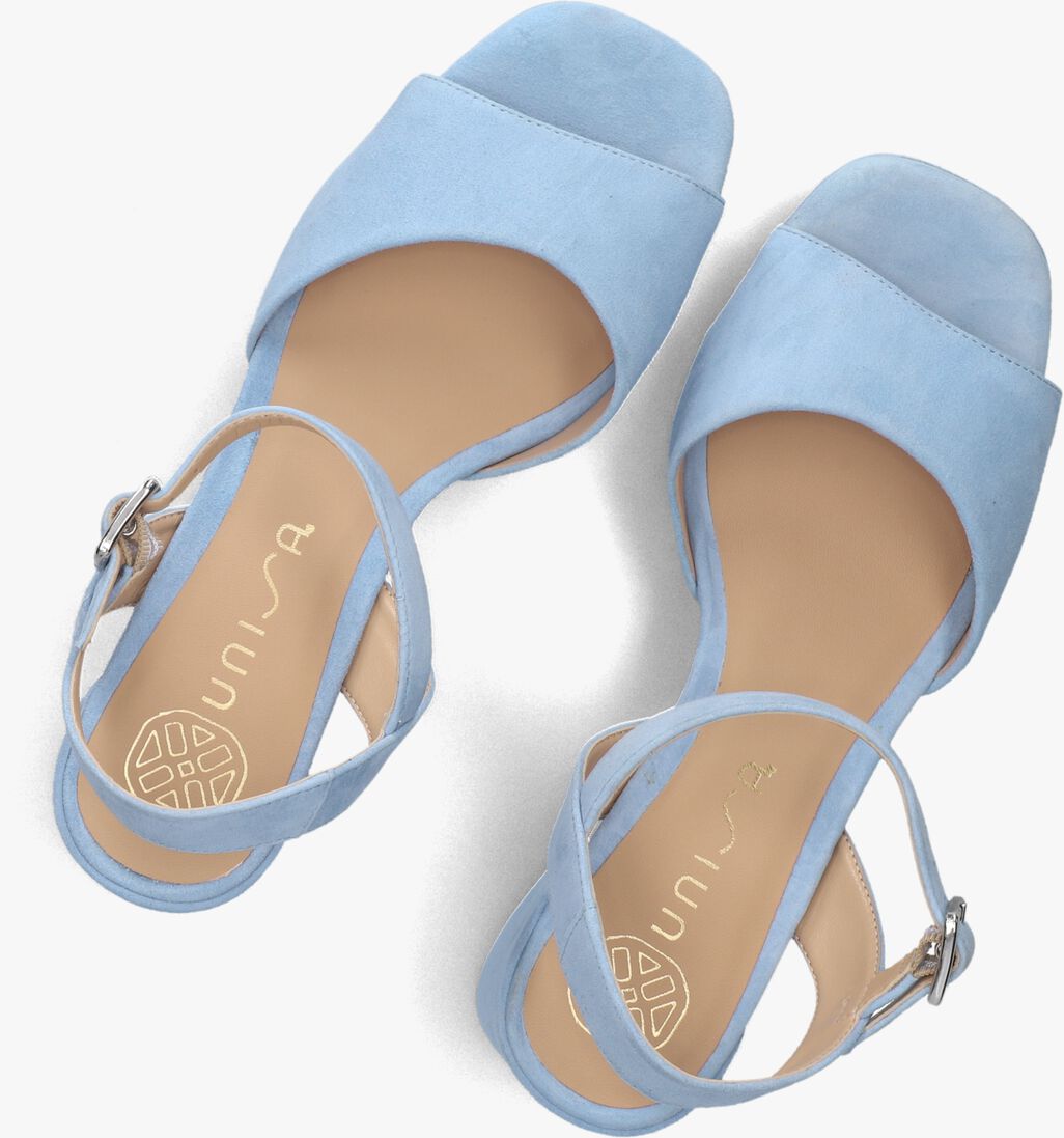 blauwe unisa sandalen met hak ney