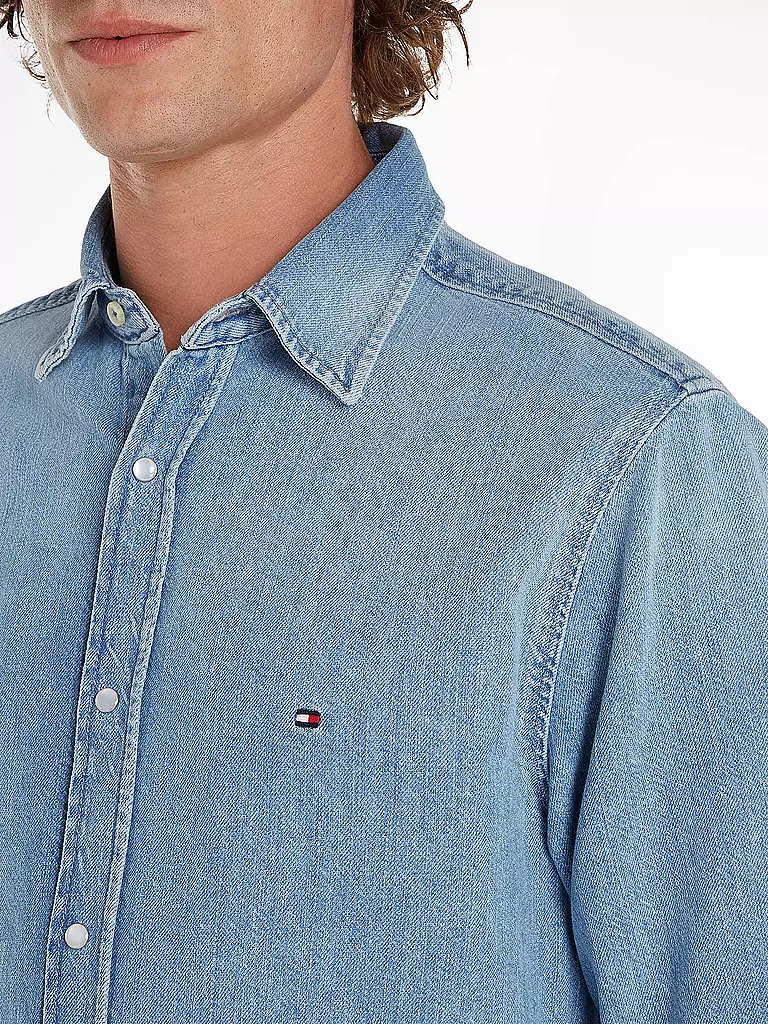 TOMMY HILFIGER Jeanshemd  hellblau