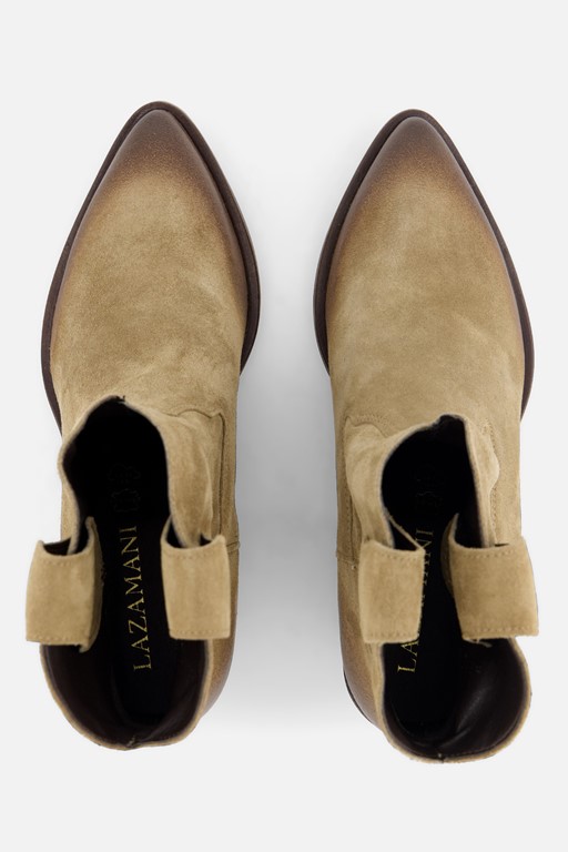 Lazamani Western Cowboylaarzen bruin Leer