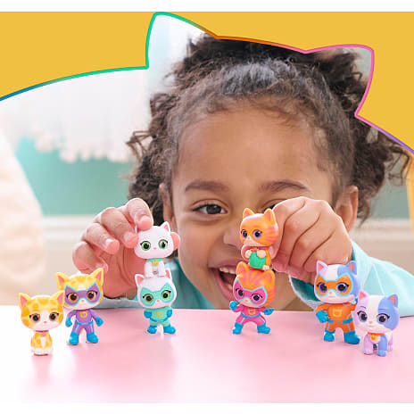 Disney Junior SuperKitties figur 4-5,5 cm - flere varianter - assorteret