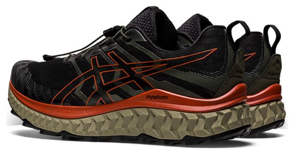 Chaussures Trail Running Asics Trabuco Max Noir Khaki Orange