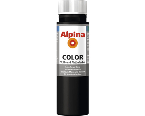 Alpina Vol- en Tintverf Zwart 250 ml