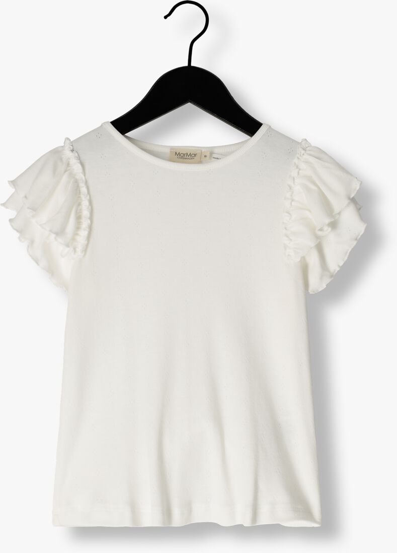 MARMAR COPENHAGEN beige marmar copenhagen t-shirt tavora frill