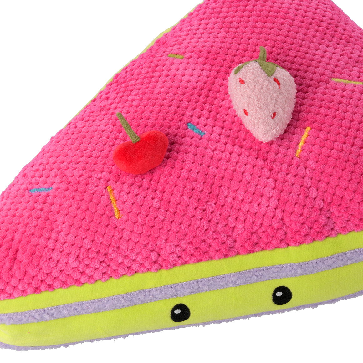 Topolino Figurenkissen Kuschen mit Füllung pink / grün