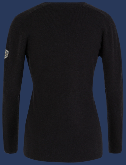 Damen Pullover 014 KoNitH, Schwarz