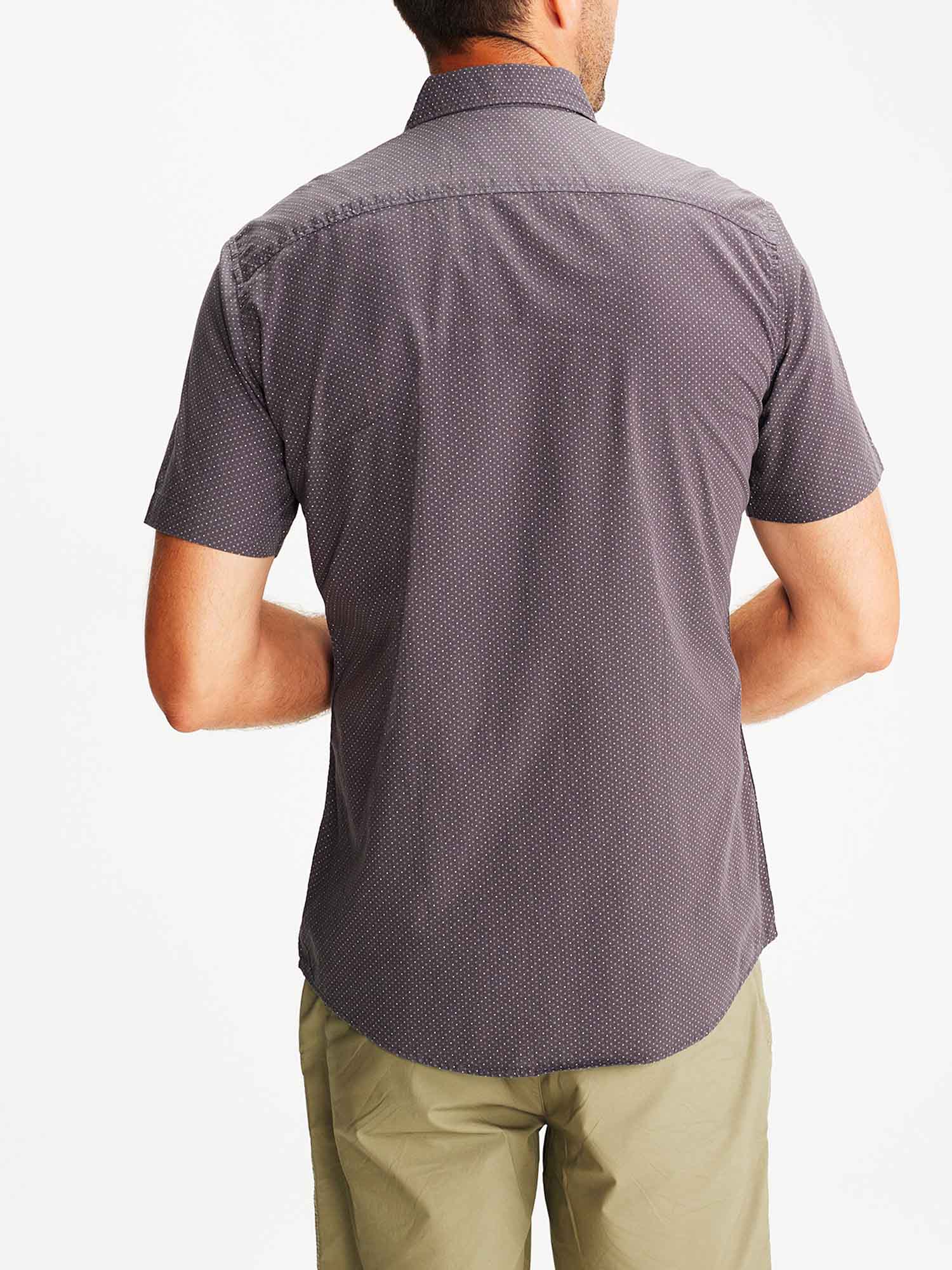 Chemise Homme Manches Courtes Gris