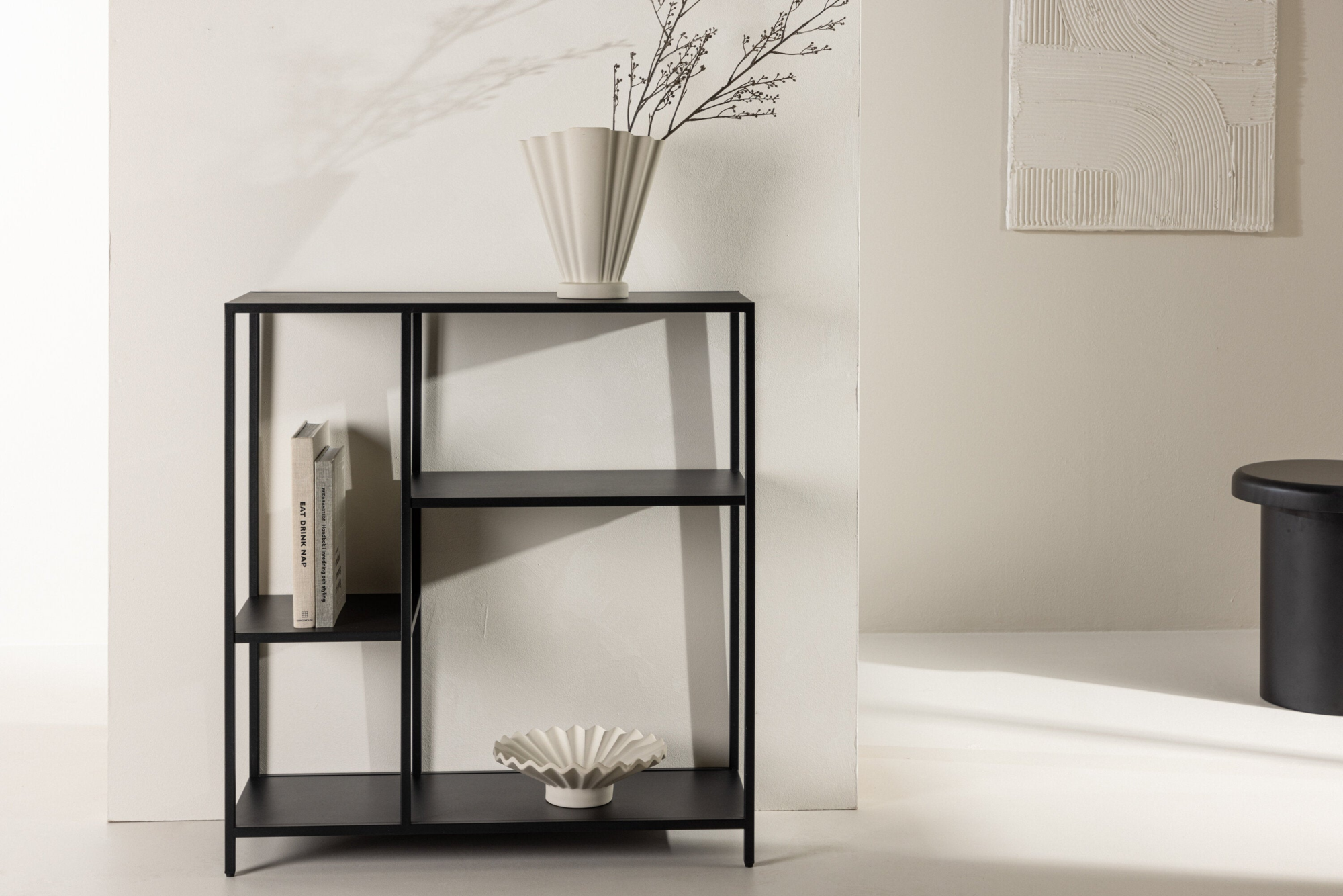 Inoke Sidetable - 80 x 30 cm - Zwart