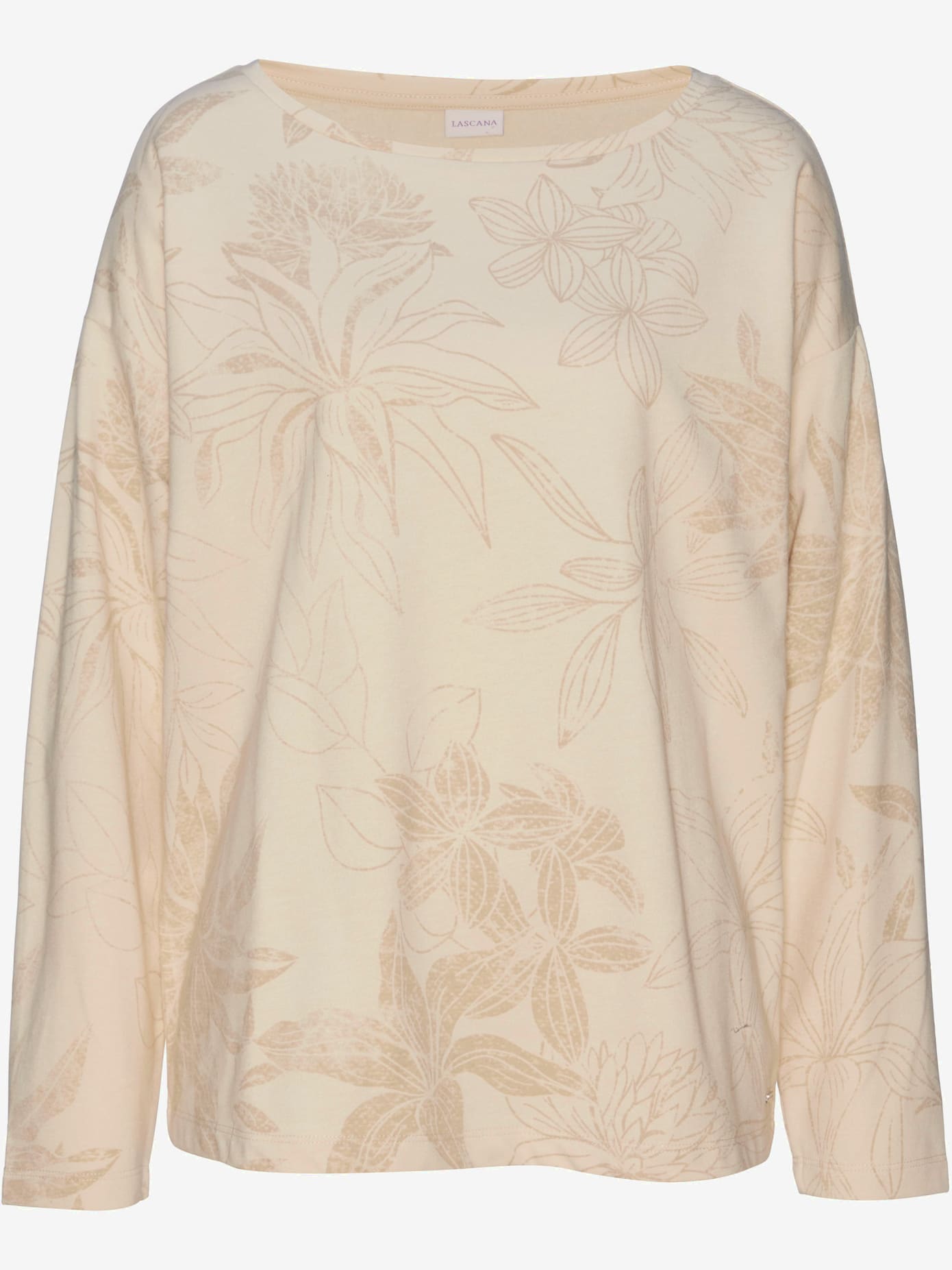 Sweatshirt confortable avec imprimé sur toute la surface