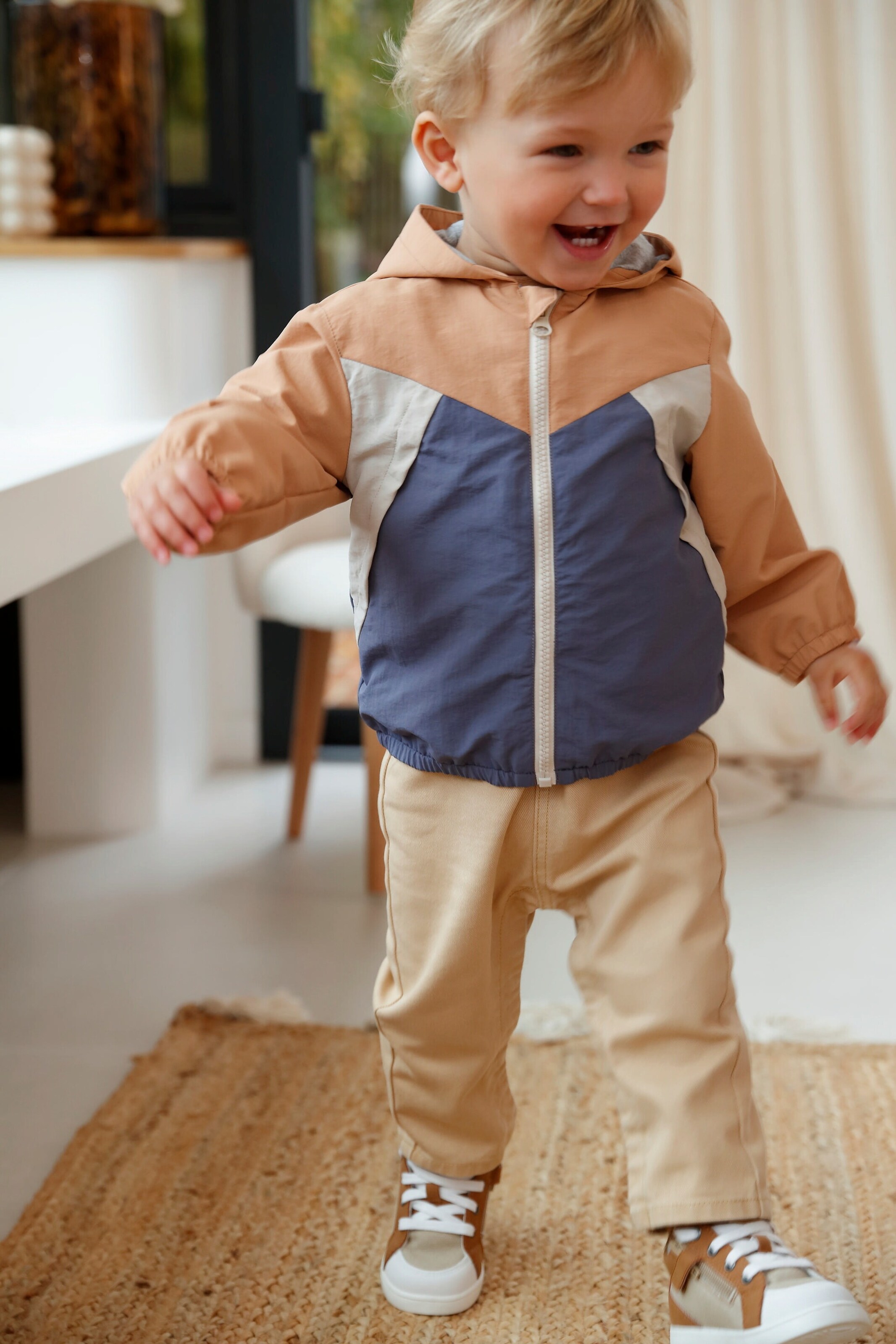Vertbaudet Jungen Baby Anorak camel