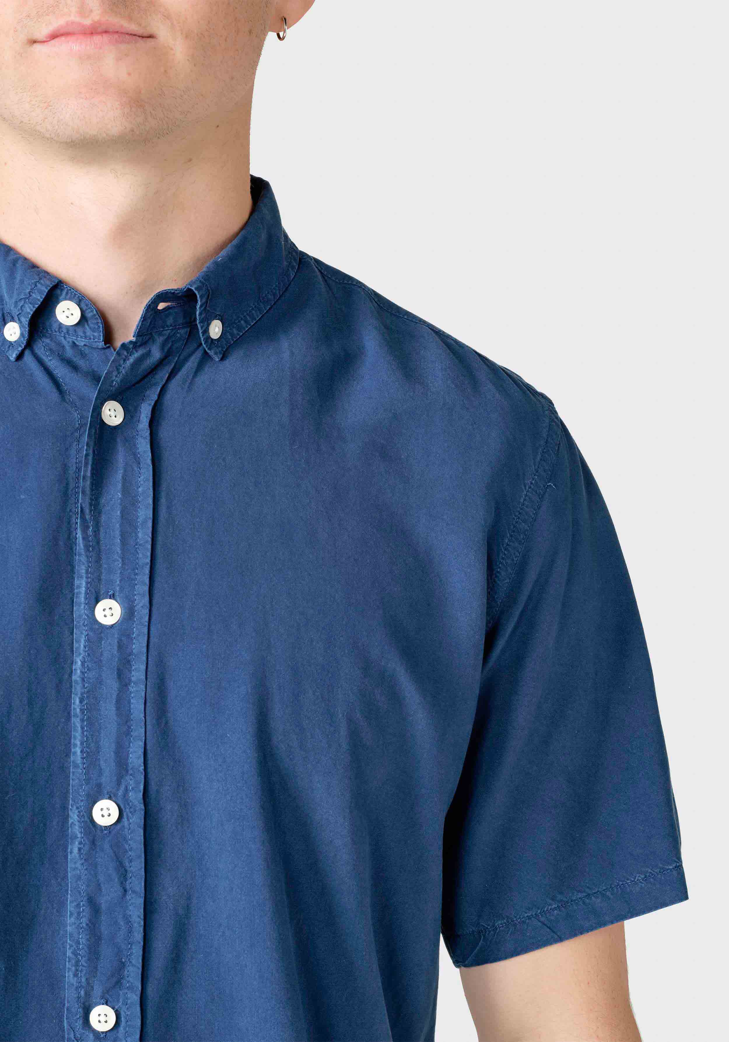 Klitmøller Collective Hemd Mikkel Lyocell Shirt Ocean